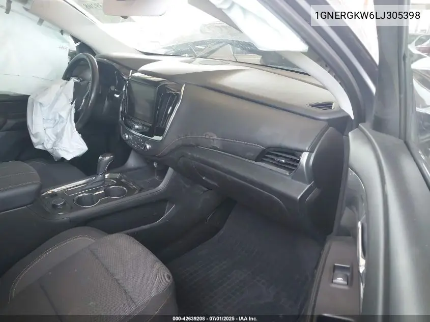 2020 Chevrolet Traverse Fwd Lt Cloth VIN: 1GNERGKW6LJ305398 Lot: 42639208