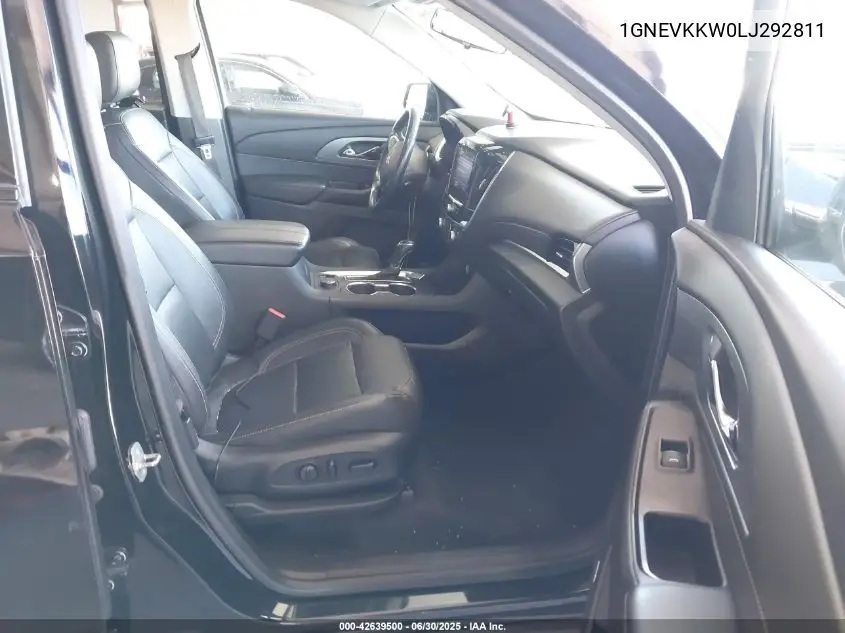 2020 Chevrolet Traverse Awd Premier VIN: 1GNEVKKW0LJ292811 Lot: 42639500