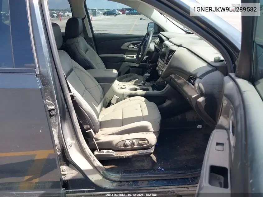 2020 Chevrolet Traverse Fwd Rs VIN: 1GNERJKW9LJ289582 Lot: 42695668