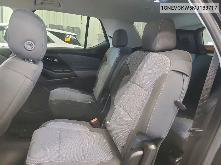 2021 Chevrolet Traverse Lt VIN: 1GNEVGKW5MJ188717 Lot: 42269520