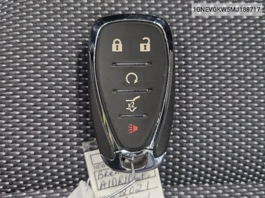 2021 Chevrolet Traverse Lt VIN: 1GNEVGKW5MJ188717 Lot: 42269520