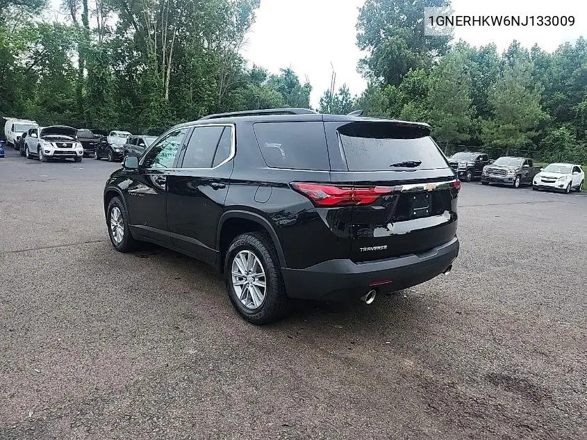 2022 Chevrolet Traverse Lt VIN: 1GNERHKW6NJ133009 Lot: 42634836