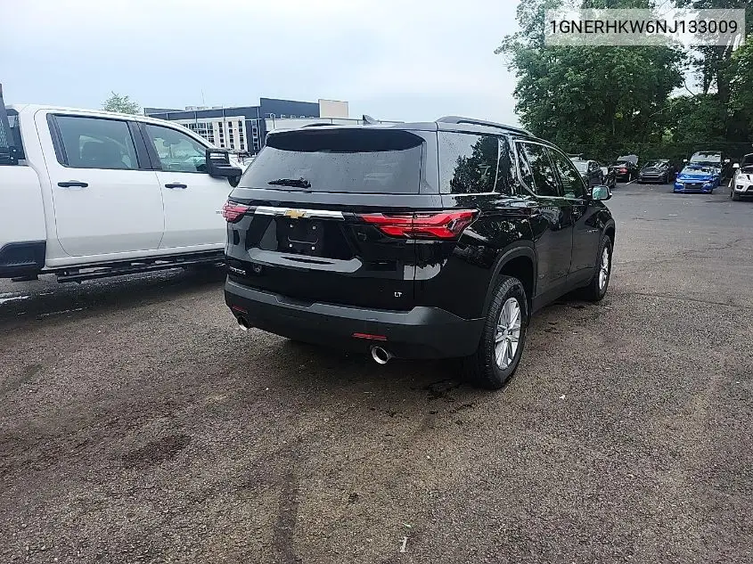 2022 Chevrolet Traverse Lt VIN: 1GNERHKW6NJ133009 Lot: 42634836
