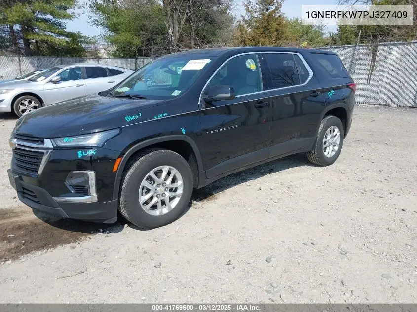2023 Chevrolet Traverse Fwd Ls VIN: 1GNERFKW7PJ327409 Lot: 41769600