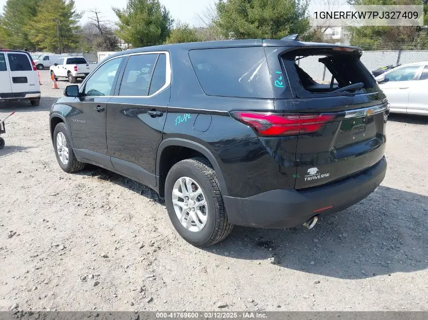2023 Chevrolet Traverse Fwd Ls VIN: 1GNERFKW7PJ327409 Lot: 41769600