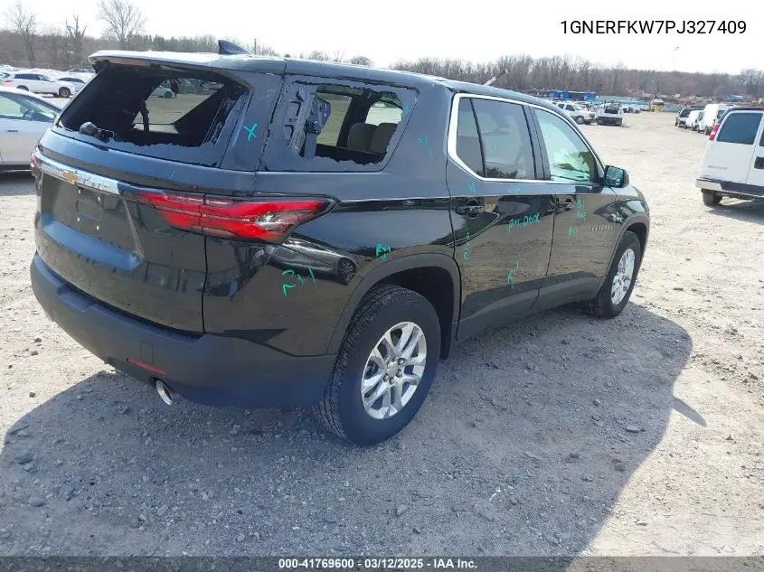 2023 Chevrolet Traverse Fwd Ls VIN: 1GNERFKW7PJ327409 Lot: 41769600