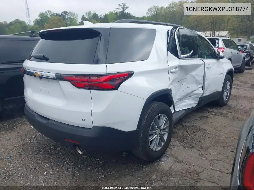 2023 Chevrolet Traverse Fwd Lt Cloth VIN: 1GNERGKWXPJ318774 Lot: 41938154