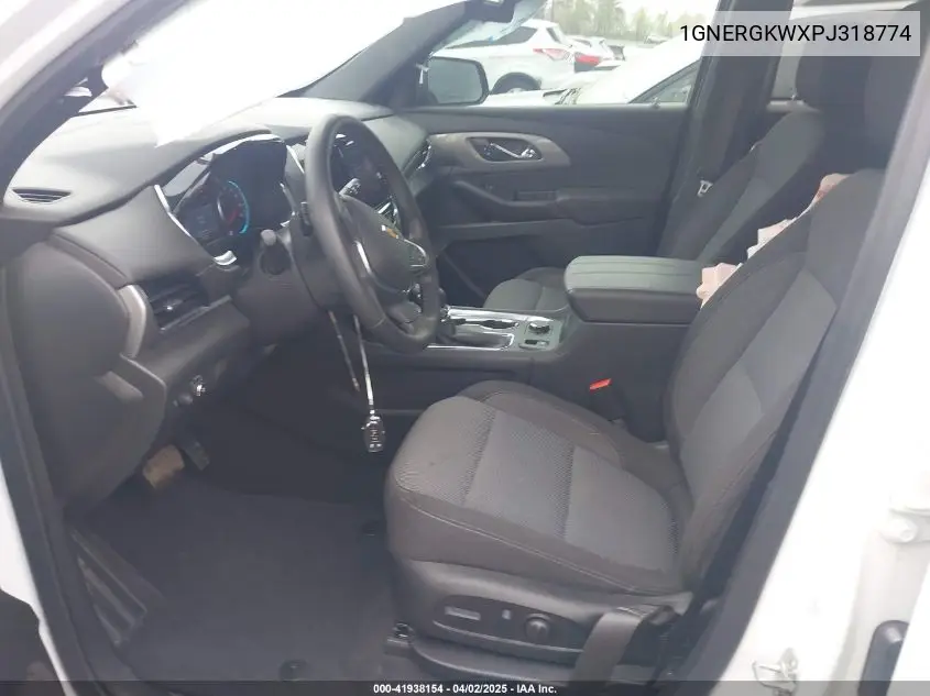 2023 Chevrolet Traverse Fwd Lt Cloth VIN: 1GNERGKWXPJ318774 Lot: 41938154
