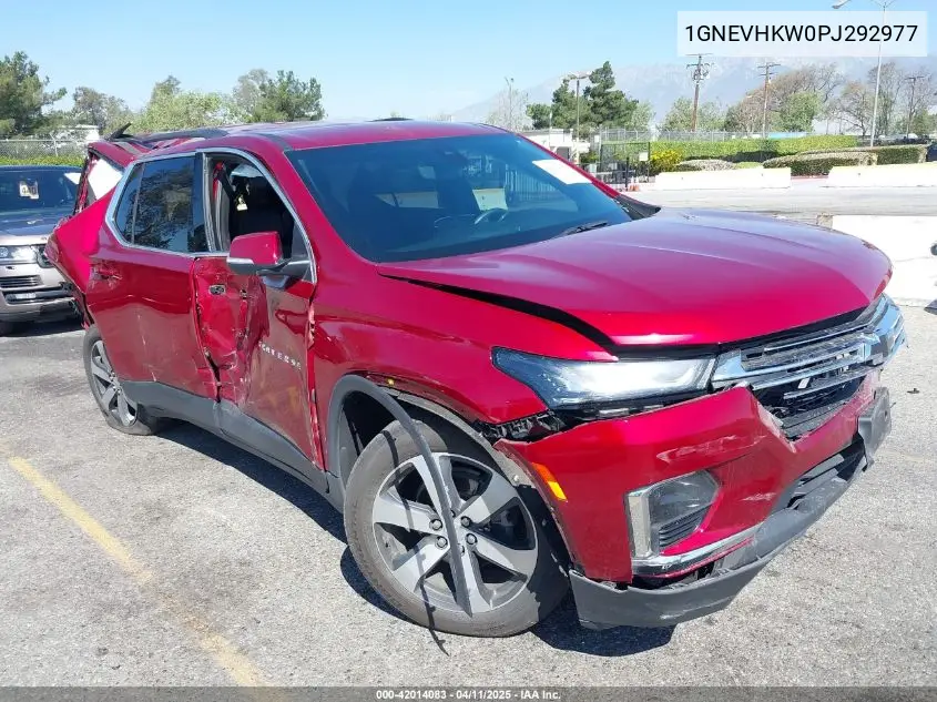 2023 Chevrolet Traverse Awd Lt Leather VIN: 1GNEVHKW0PJ292977 Lot: 42014083