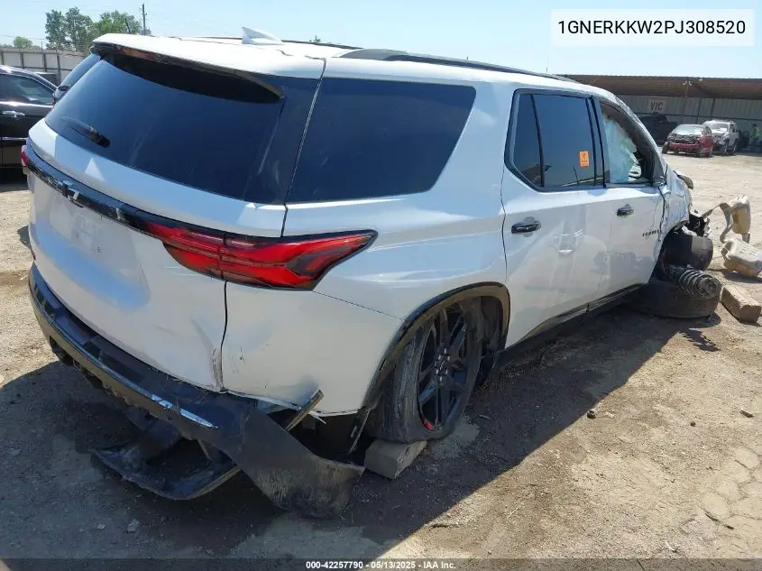 2023 Chevrolet Traverse Fwd Premier VIN: 1GNERKKW2PJ308520 Lot: 42257790