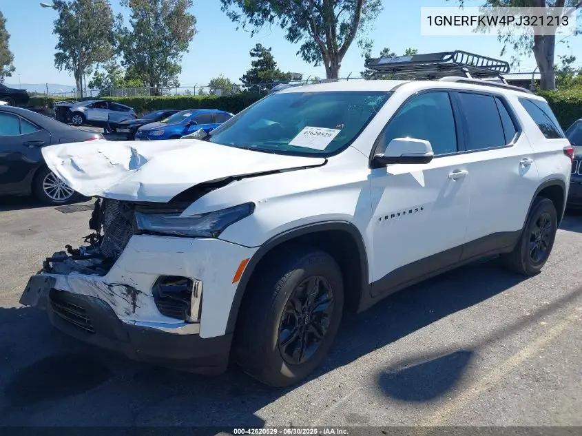 2023 Chevrolet Traverse Fwd Ls VIN: 1GNERFKW4PJ321213 Lot: 42620529