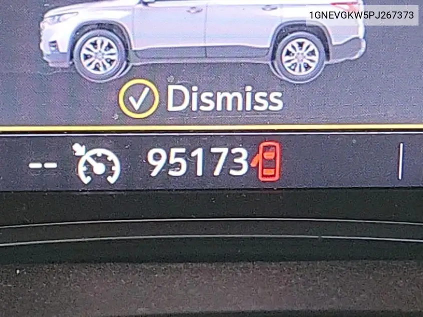 2023 Chevrolet Traverse Lt VIN: 1GNEVGKW5PJ267373 Lot: 42634746