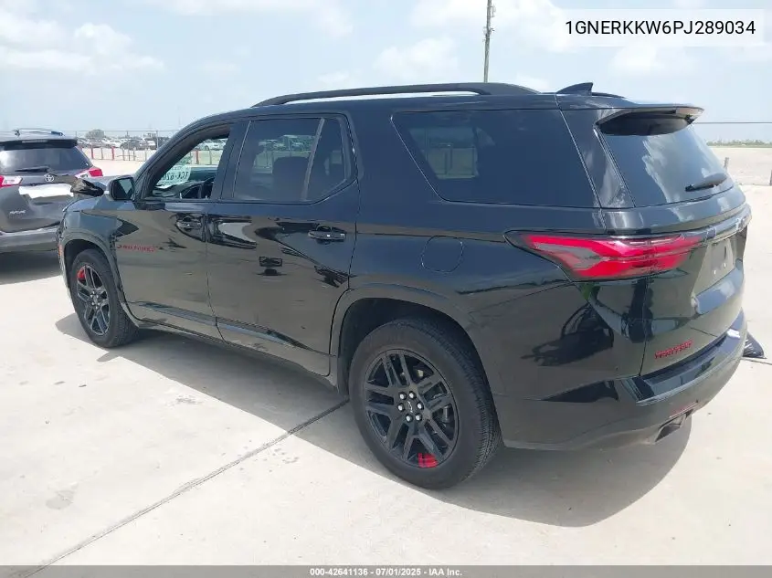 2023 Chevrolet Traverse Fwd Premier VIN: 1GNERKKW6PJ289034 Lot: 42641136