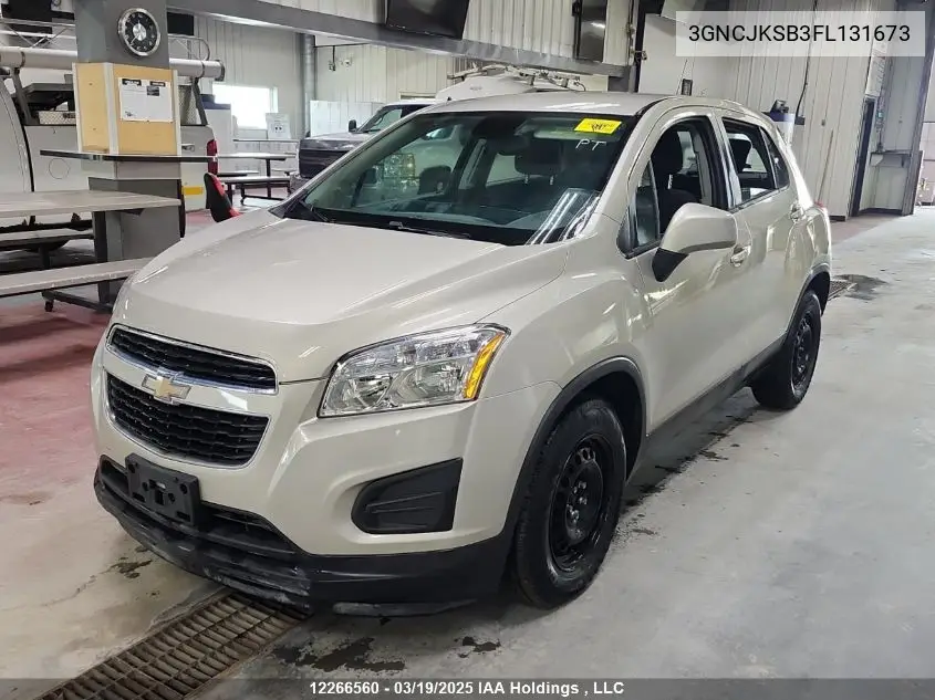2015 Chevrolet Trax Ls VIN: 3GNCJKSB3FL131673 Lot: 12266560