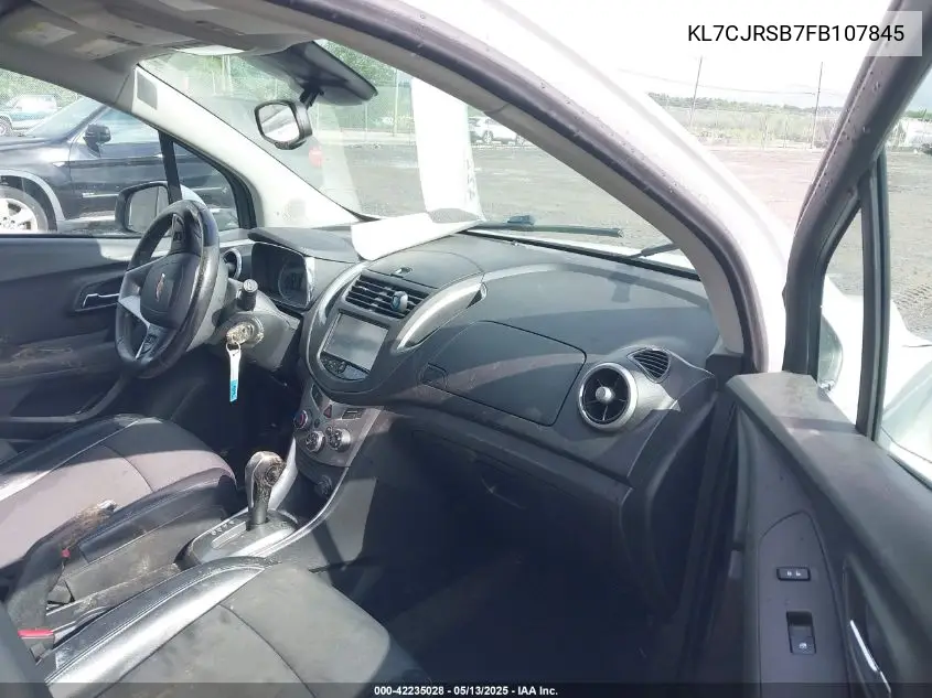 2015 Chevrolet Trax Lt VIN: KL7CJRSB7FB107845 Lot: 42235028
