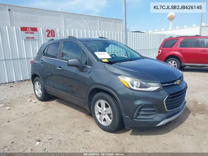 2018 Chevrolet Trax Lt VIN: KL7CJLSB2JB626145 Lot: 42256163