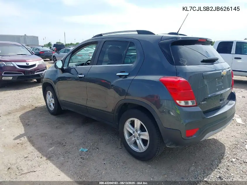 2018 Chevrolet Trax Lt VIN: KL7CJLSB2JB626145 Lot: 42256163