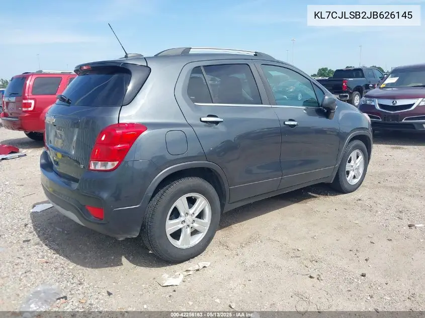 2018 Chevrolet Trax Lt VIN: KL7CJLSB2JB626145 Lot: 42256163