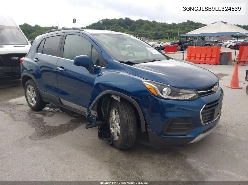 2020 Chevrolet Trax Fwd Lt VIN: 3GNCJLSB9LL324539 Lot: 42614115