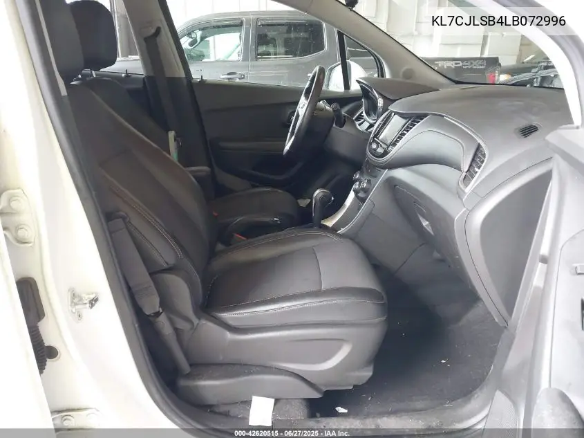 2020 Chevrolet Trax Fwd Lt VIN: KL7CJLSB4LB072996 Lot: 42620515