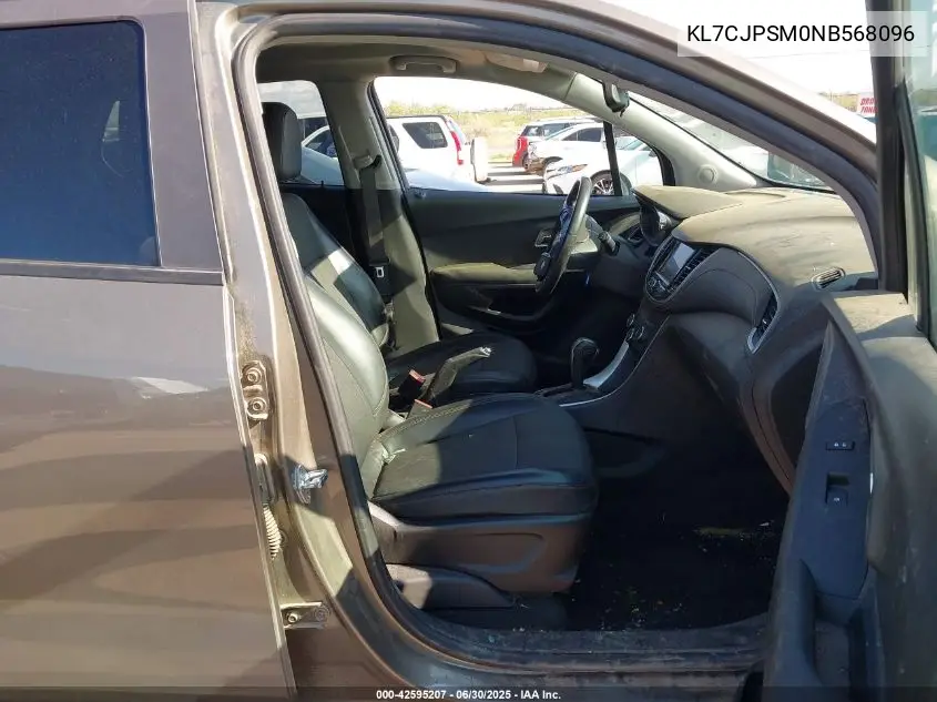 2022 Chevrolet Trax Awd Lt VIN: KL7CJPSM0NB568096 Lot: 42595207