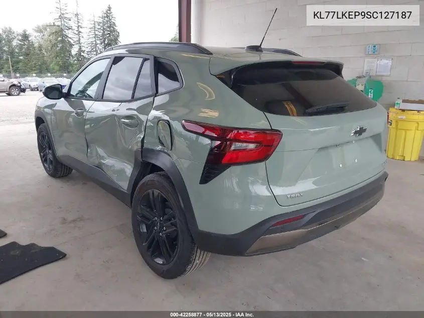 2025 Chevrolet Trax Fwd Activ VIN: KL77LKEP9SC127187 Lot: 42258877