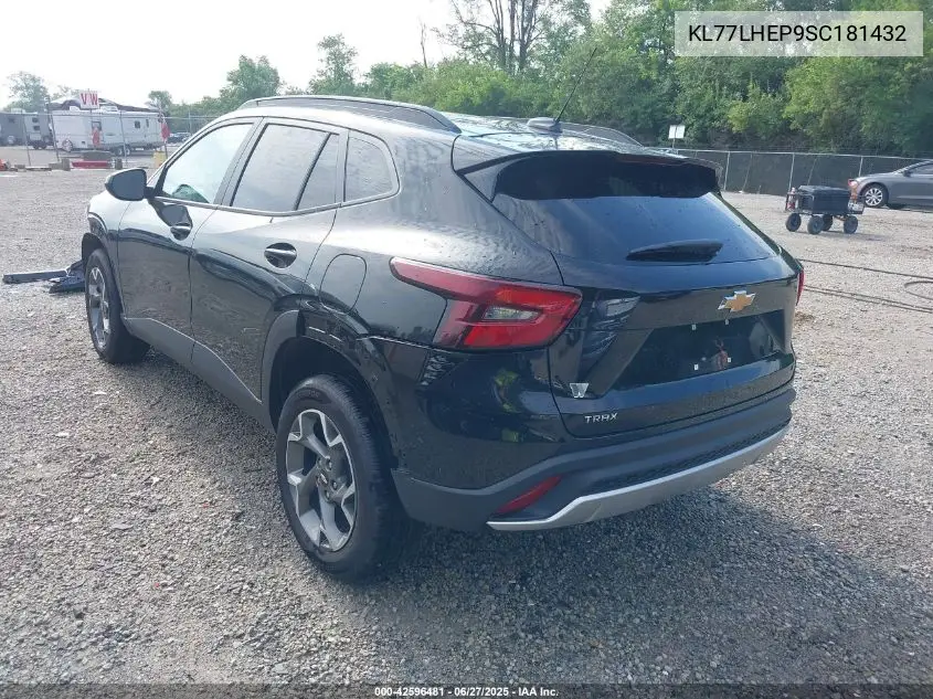2025 Chevrolet Trax Fwd Lt VIN: KL77LHEP9SC181432 Lot: 42596481
