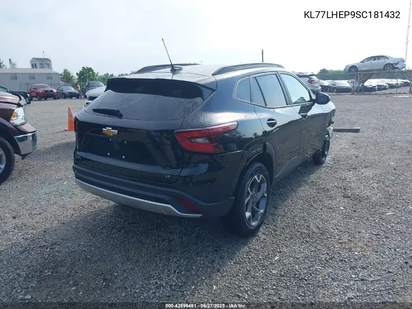 2025 Chevrolet Trax Fwd Lt VIN: KL77LHEP9SC181432 Lot: 42596481
