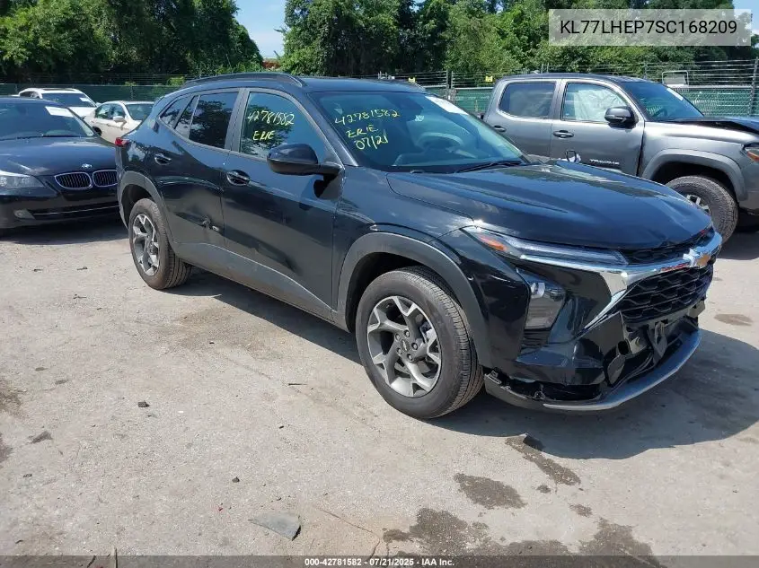 2025 Chevrolet Trax Fwd Lt VIN: KL77LHEP7SC168209 Lot: 42781582