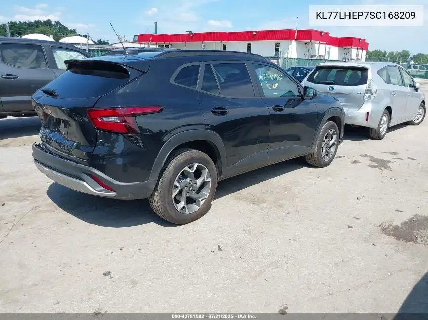 2025 Chevrolet Trax Fwd Lt VIN: KL77LHEP7SC168209 Lot: 42781582