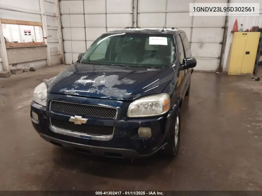 2005 Chevrolet Uplander Ls VIN: 1GNDV23L95D302561 Lot: 41302417