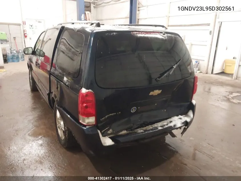 2005 Chevrolet Uplander Ls VIN: 1GNDV23L95D302561 Lot: 41302417