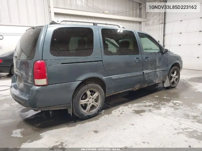 2005 Chevrolet Uplander Lt VIN: 1GNDV33L85D223162 Lot: 41974008