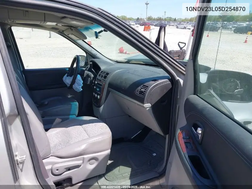 2005 Chevrolet Uplander Ls VIN: 1GNDV23L05D254870 Lot: 42221439