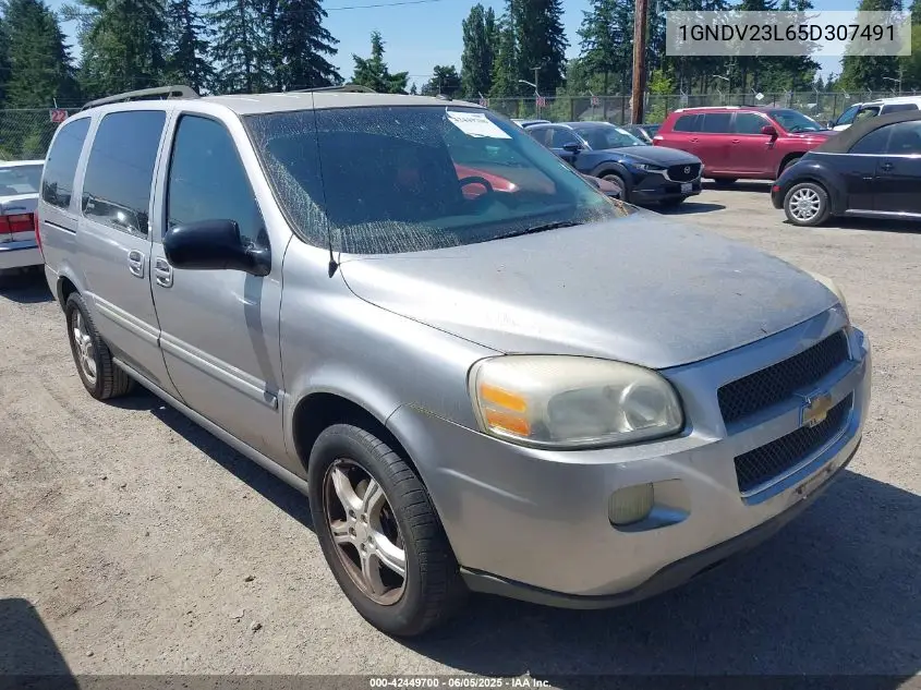 2005 Chevrolet Uplander Ls VIN: 1GNDV23L65D307491 Lot: 42449700