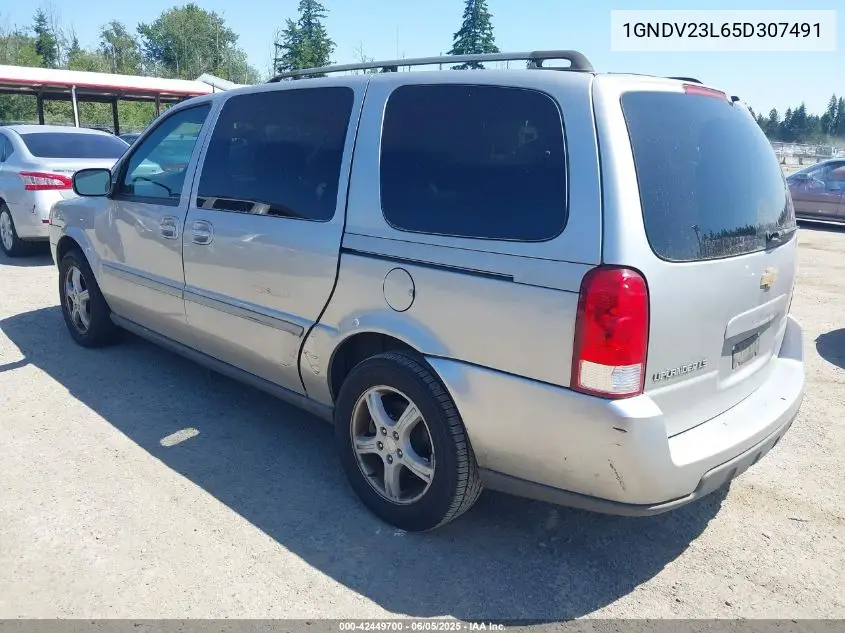 2005 Chevrolet Uplander Ls VIN: 1GNDV23L65D307491 Lot: 42449700