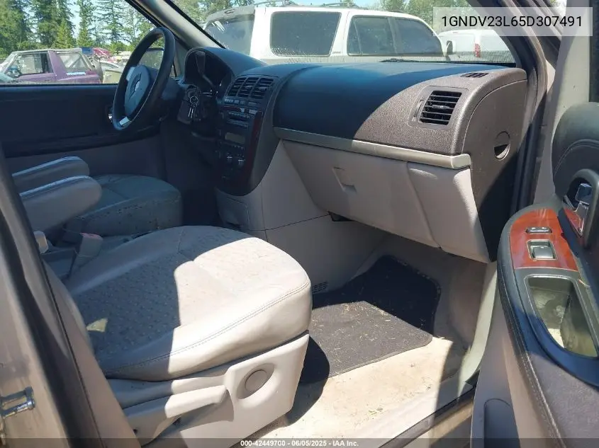 2005 Chevrolet Uplander Ls VIN: 1GNDV23L65D307491 Lot: 42449700