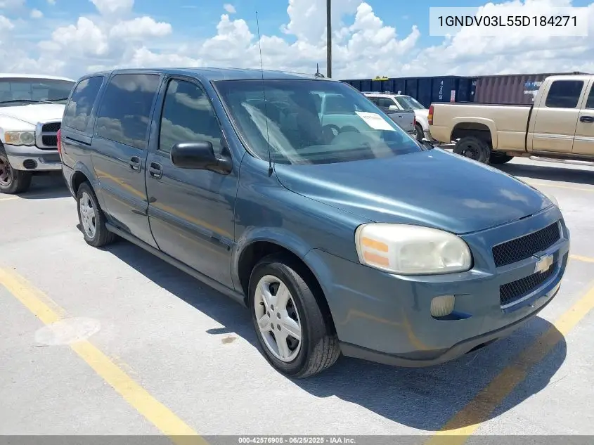 2005 Chevrolet Uplander VIN: 1GNDV03L55D184271 Lot: 42576908