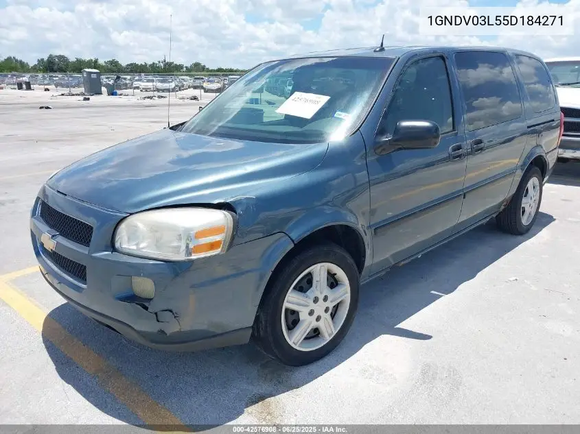 2005 Chevrolet Uplander VIN: 1GNDV03L55D184271 Lot: 42576908