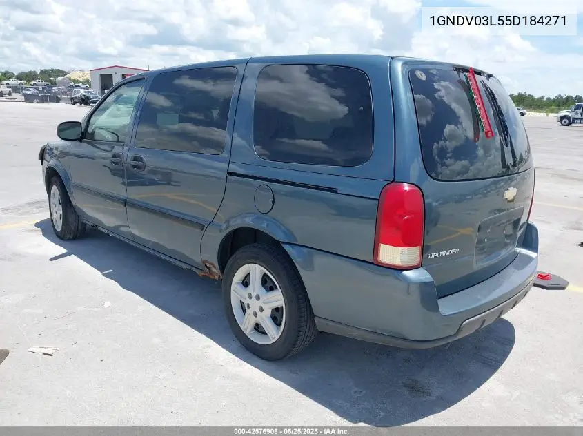 2005 Chevrolet Uplander VIN: 1GNDV03L55D184271 Lot: 42576908