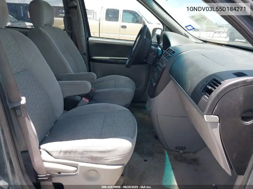 2005 Chevrolet Uplander VIN: 1GNDV03L55D184271 Lot: 42576908