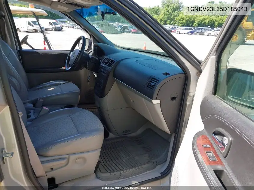 2005 Chevrolet Uplander Ls VIN: 1GNDV23L35D185043 Lot: 42577912