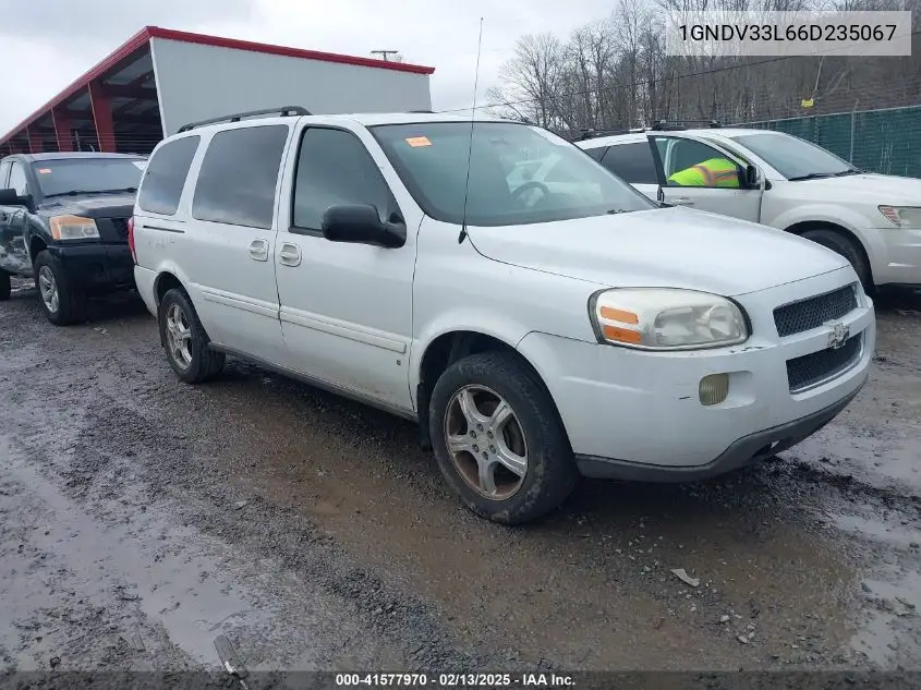 2006 Chevrolet Uplander Lt VIN: 1GNDV33L66D235067 Lot: 41577970