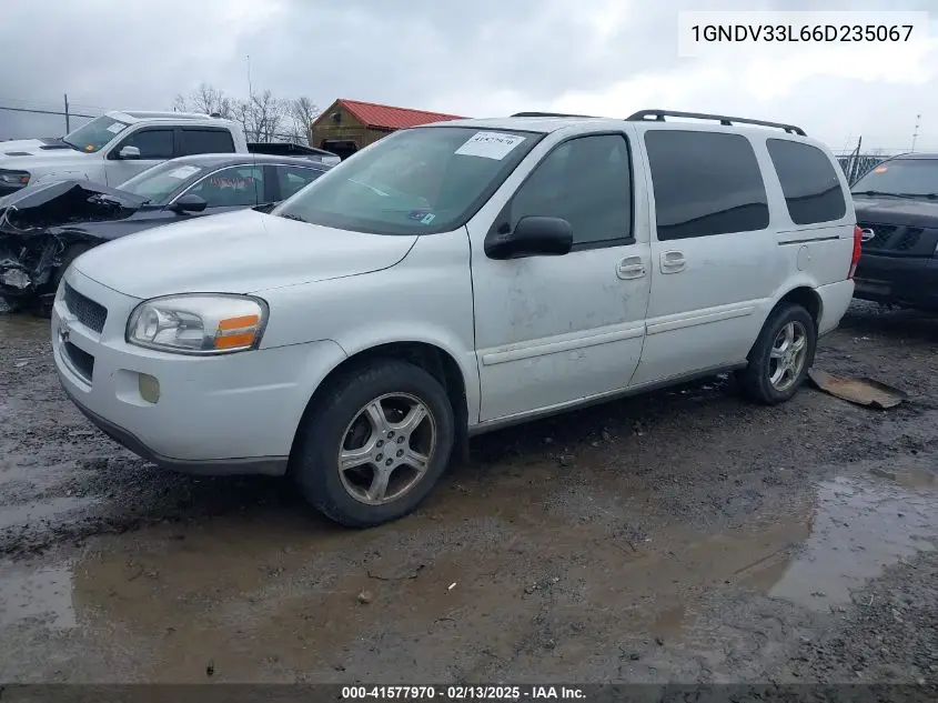 2006 Chevrolet Uplander Lt VIN: 1GNDV33L66D235067 Lot: 41577970