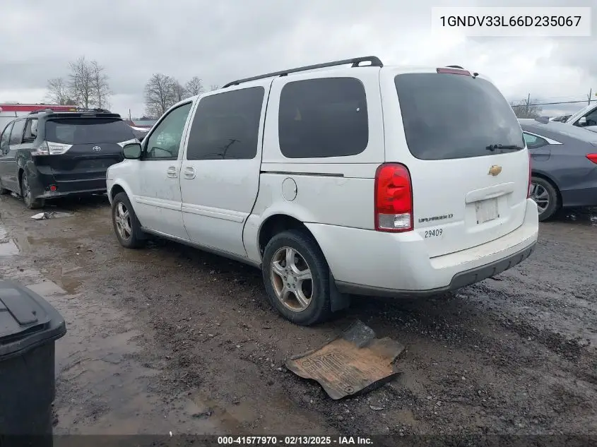 2006 Chevrolet Uplander Lt VIN: 1GNDV33L66D235067 Lot: 41577970