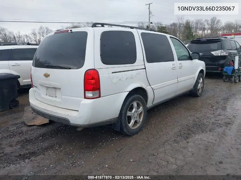 2006 Chevrolet Uplander Lt VIN: 1GNDV33L66D235067 Lot: 41577970