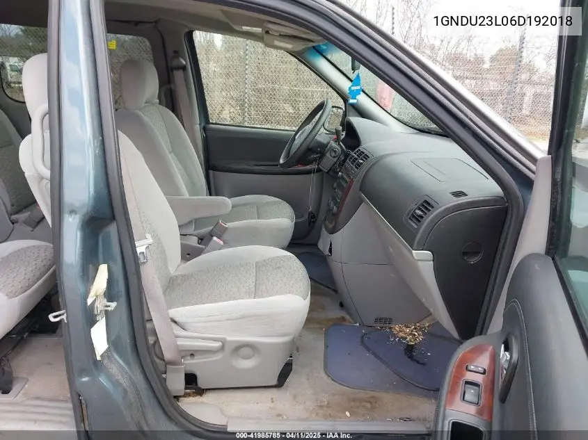 2006 Chevrolet Uplander Ls VIN: 1GNDU23L06D192018 Lot: 41985785