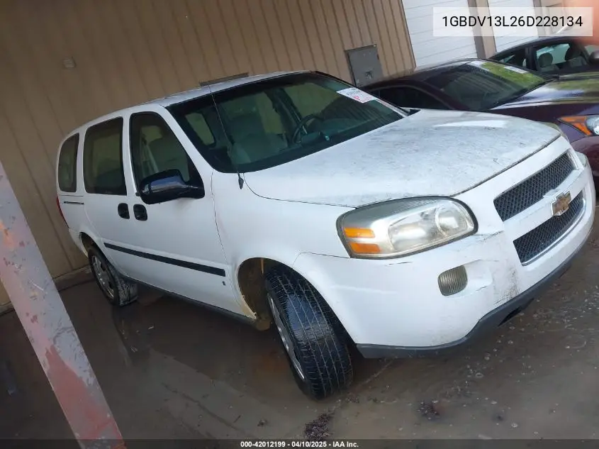 2006 Chevrolet Uplander Ls VIN: 1GBDV13L26D228134 Lot: 42012199