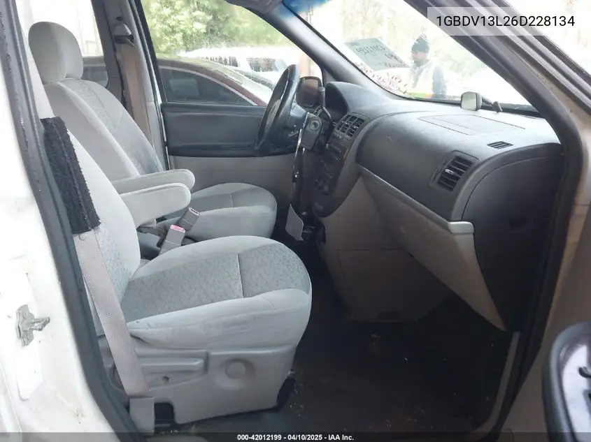 2006 Chevrolet Uplander Ls VIN: 1GBDV13L26D228134 Lot: 42012199