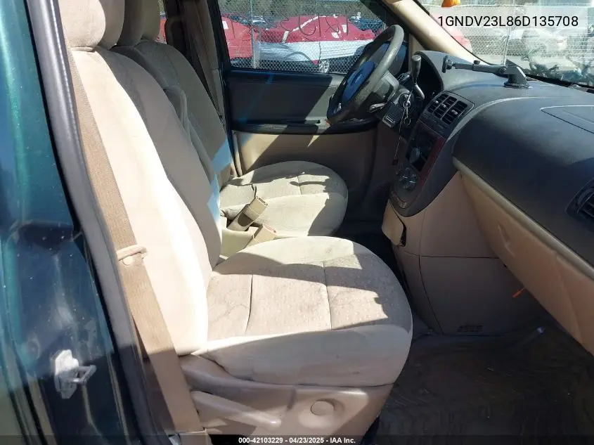 1gndv23l86d135708 1GNDV23L86D135708 2006 Chevrolet Uplander Ls
